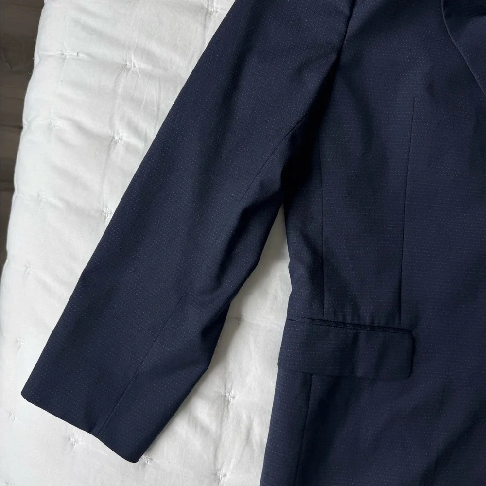 Theory 40 Gansevoort Blazer Eclipse Multi Polka Dot